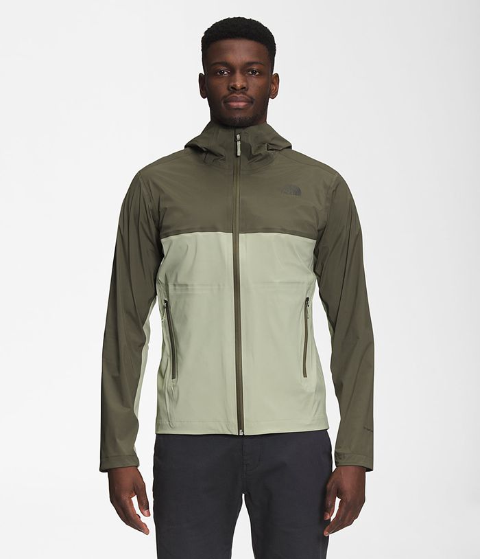 Casaca Impermeable The North Face Hombre West Basin Dryvent™ Verde Oliva - Peru 05814JCSZ